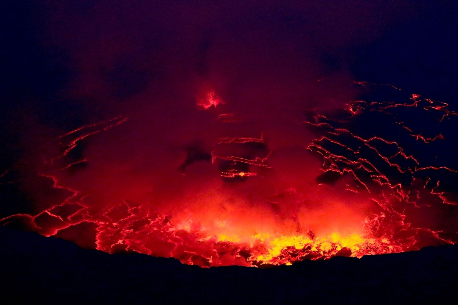 volcano nyriagongo